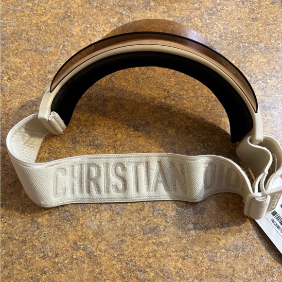 Dior Beige and Tan Sun Visor main image 5